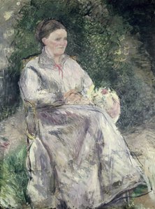 芸術家の妻ジュリーヴェレイの肖像、c.1874
